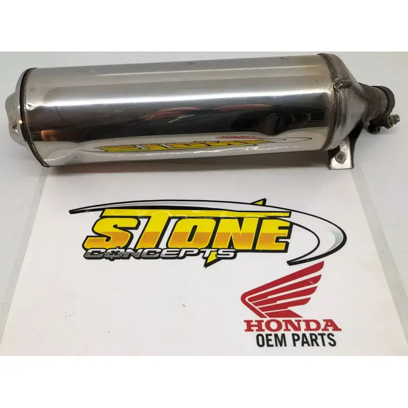 HONDA TRX 450R EXHAUST MUFFLER SILENCER TRX450R 450 R 06  2006  OEM NO BAFFLE