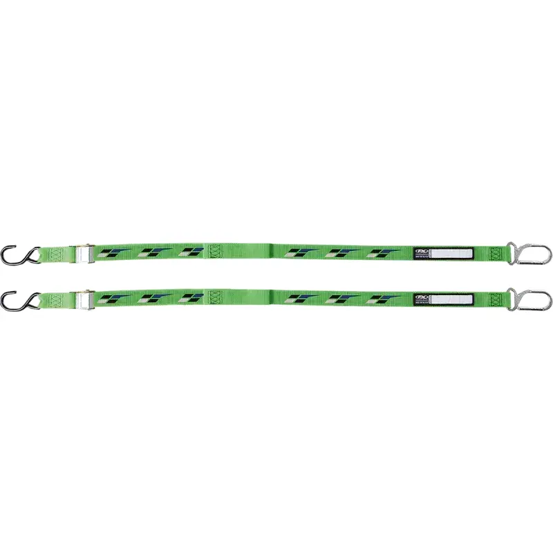 Factory Effex Tie Downs - Kawasaki Green