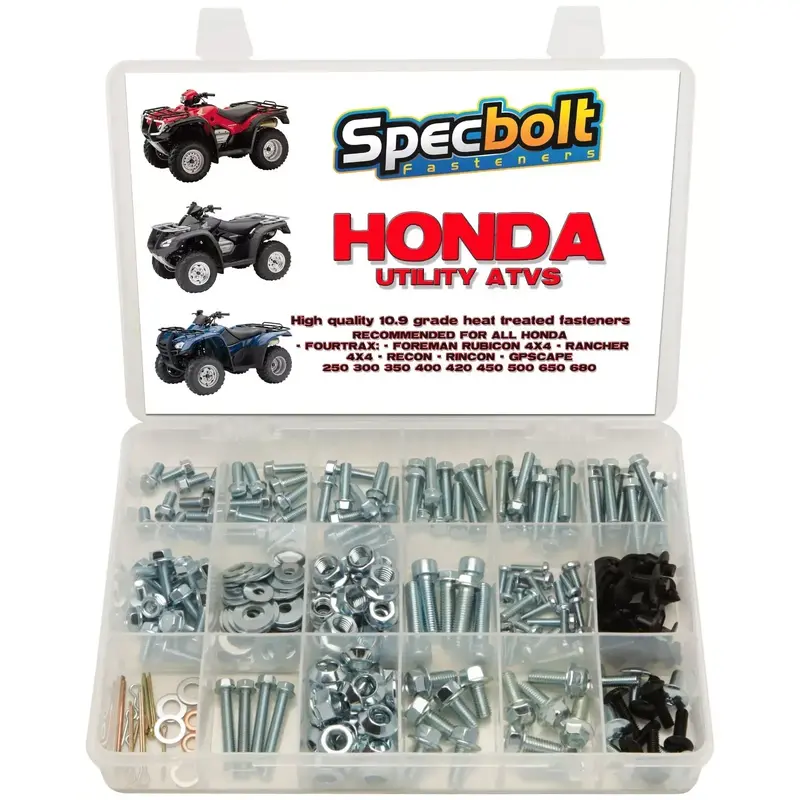 250pc Bolt kit Honda ATV Foreman Rancher Rubicon 4X4 Rincon Scape Recon Fourtrax