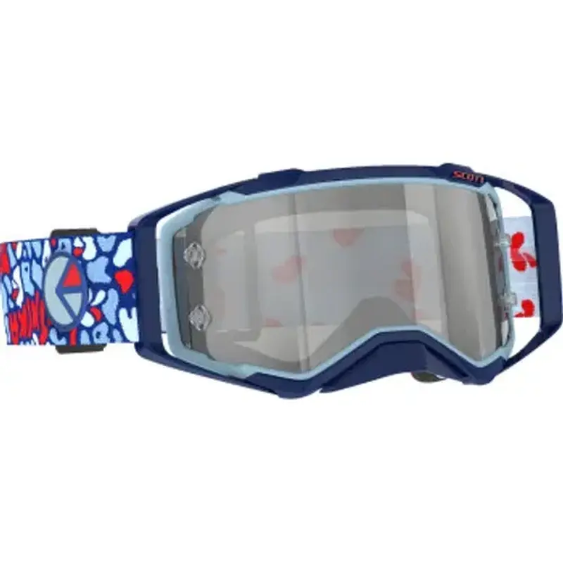 Scott Prospect Goggle - Ethika - Blue/Red - Silver Chrome