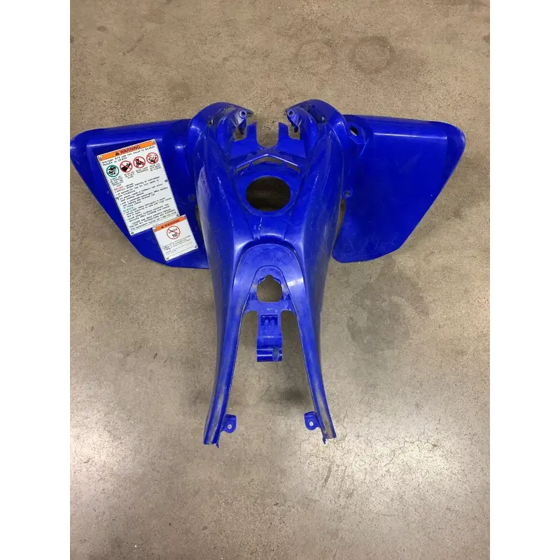 Yamaha Raptor 125 YFM125 FRONT FENDERS PLASTIC OEM STOCK 2PA BLUE D