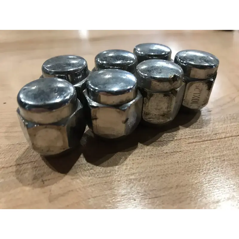 WHEEL LUGS SET OF 7 10-1.25 BEVELED Lug Nut 10X1.25 HONDA YAMAHA SUZUKI