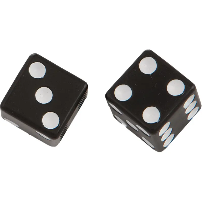 HARDDRIVE VALVE STEM CAPS BLACK DICE PR