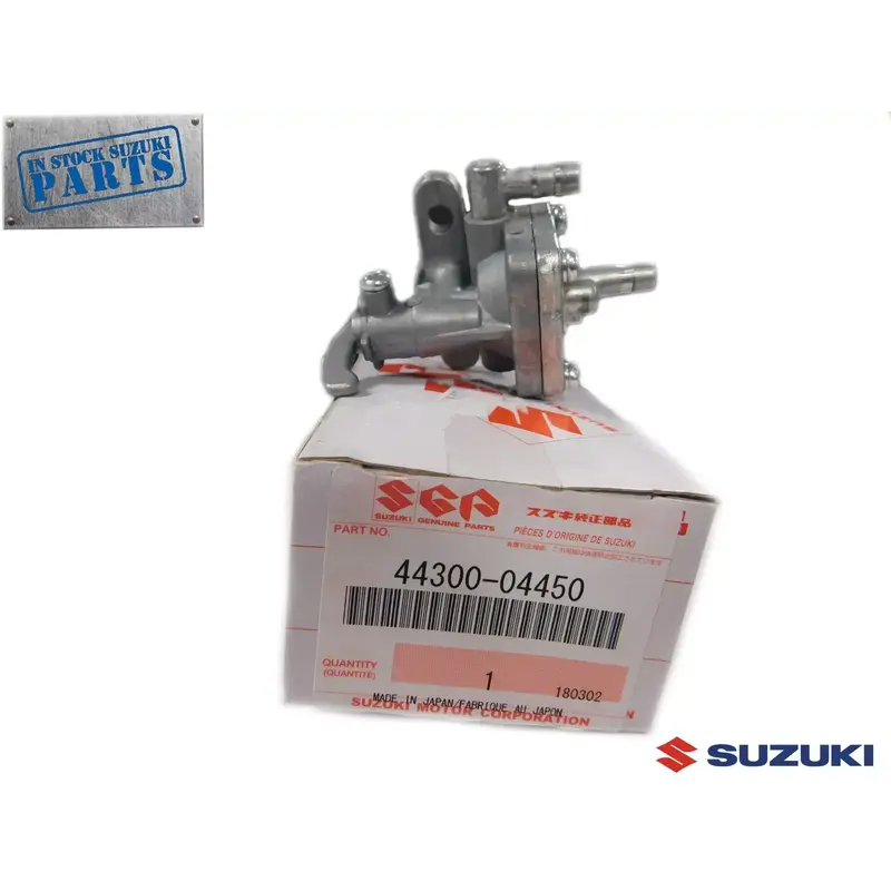 NEW OEM FUEL PETCOCK VALVE 1984 - 1987 SUZUKI LT50 LT 50 QUADRUNNER 44300-04450