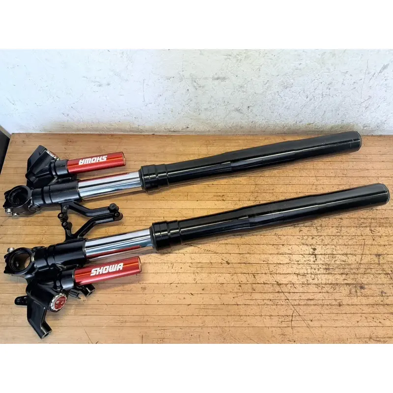 21-25 KAWASAKI NINJA ZX10R ZX10 OEM SHOWA FRONT FORKS TUBES SUSPENSION STRAIGHT