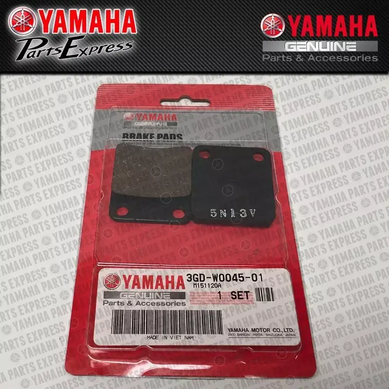 NEW YAMAHA BLASTER BANSHEE WARRIOR OEM FRONT BRAKE PAD SET 3GD-W0045-01-00