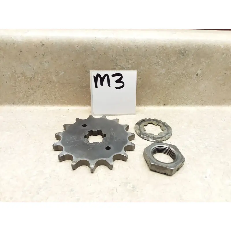 VTG 1970 Suzuki T250-II Hustler Engine Drive Chain 15T Sprocket & ANX-B216 #M3