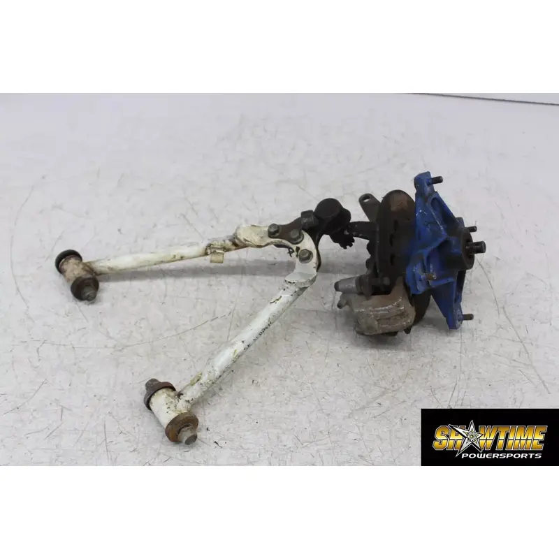 89-90 SUZUKI QUADSPORT 250 LT250S FRONT UPPER RIGHT CONTROL A ARM W SPINDLE HUB