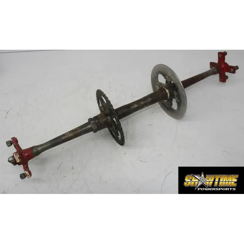 04-08 SUZUKI QUADSPORT Z400 LTZ400 2X4 REAR AXLE WHEEL PIVOT BOLT AXEL HUBS