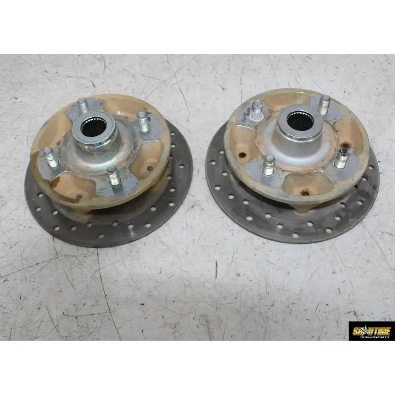 16-18 YAMAHA WOLVERINE YXE700 REAR BACK WHEEL RIGHT LEFT HUB HUBS PAIR