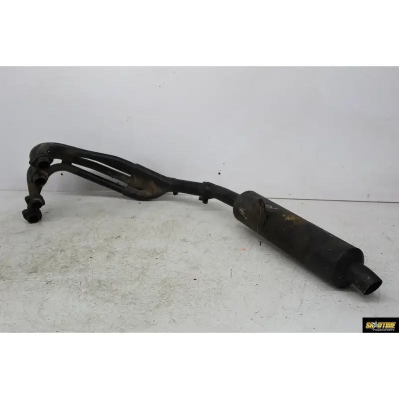 95 YAMAHA FZR600 EXHAUST PIPE HEADER MUFFLER SLIP ON CAN SILENCER