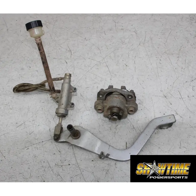 03-07 POLARIS PREDATOR 500 REAR BACK BRAKE CALIPER MASTER CYLINDER PEDAL