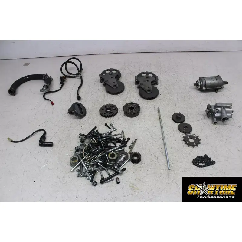 99 HONDA VFR800 ENGINE PARTS STARTER OIL PUMP TIMING CHAIN GEAR HOSE HARDWARE