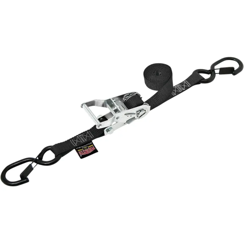 1" Heavy-Duty Ratchet Tie-Down with Latch Hooks
