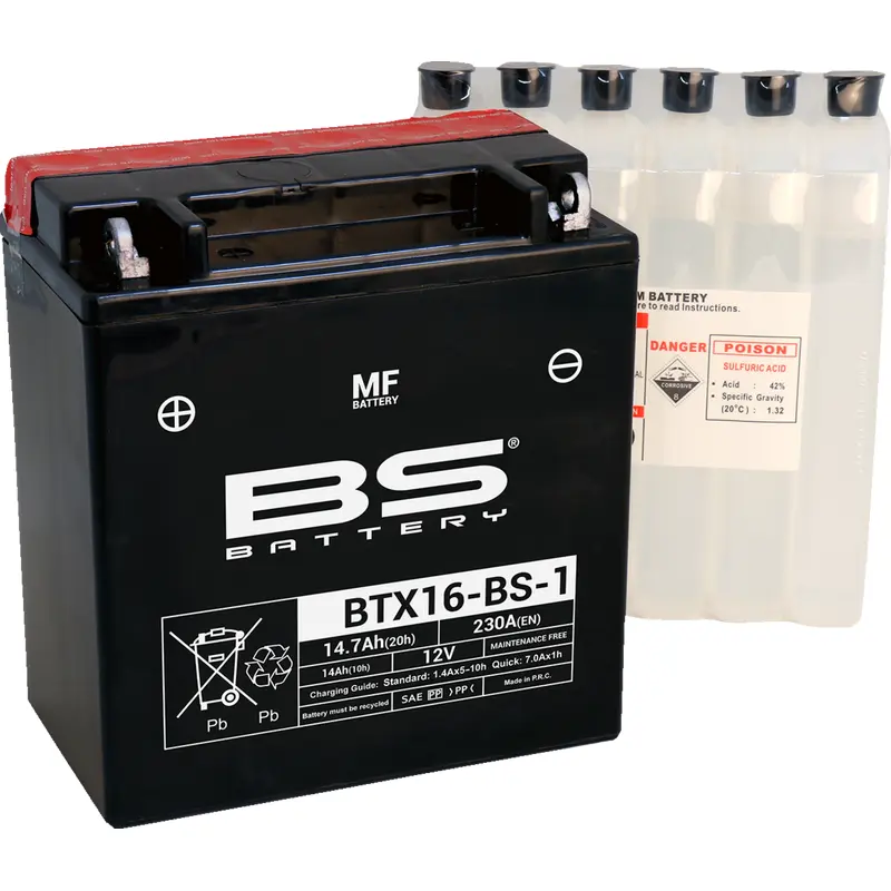Bs battery Battery - BTX16-BS-1 (YTX) Kawasaki/Suzuki