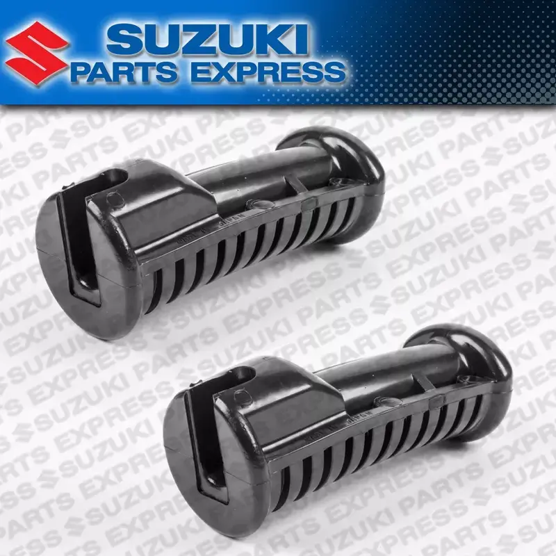 NEW 1984 - 1987 SUZUKI LT50 LT 50 QUADRUNNER OEM (2) FOOTREST PEG RUBBERS PAIR
