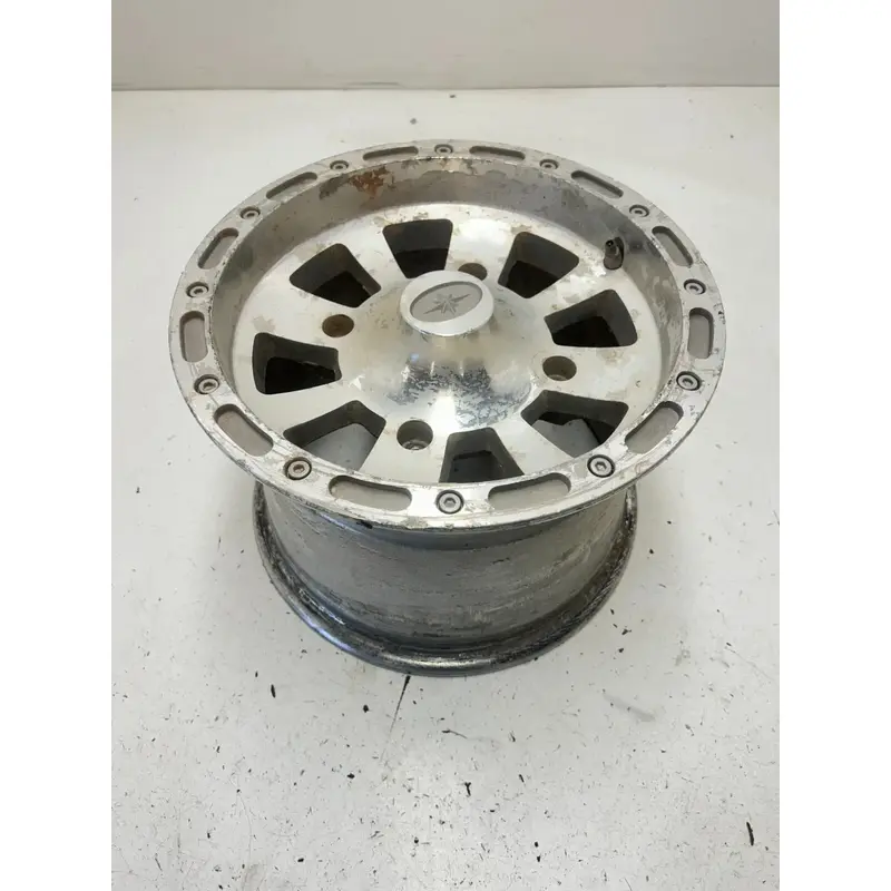 02 2002 Polaris Ranger 500 4x4 OEM STRAIGHT Rear Back Wheel Rim 12 X 8