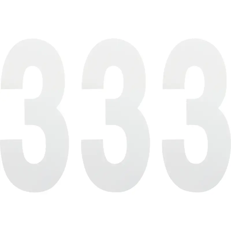 Factory effex FX Number 3 - White - 8"
