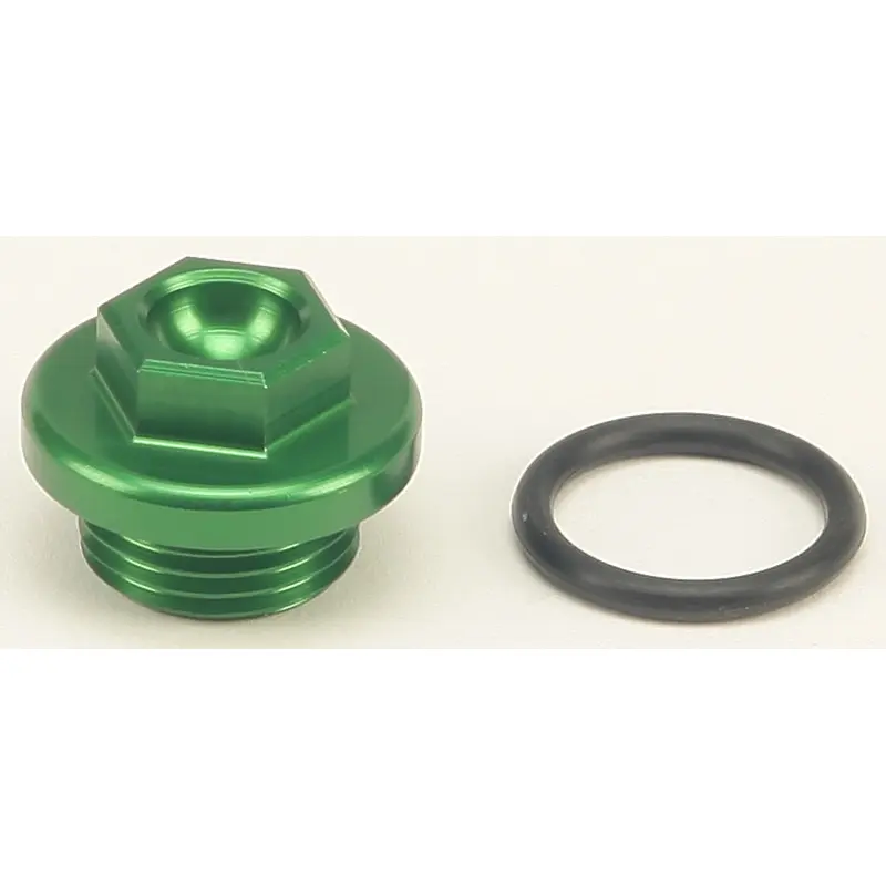 WORKS OIL FILLER PLUG GREEN