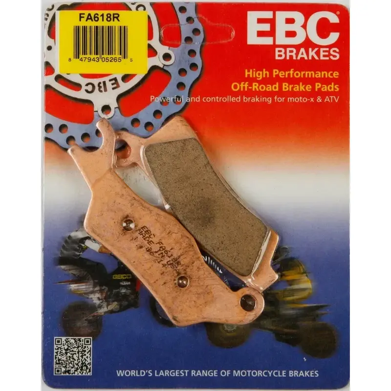 EBC R Series Long Life Sintered Brake Pads FA618R
