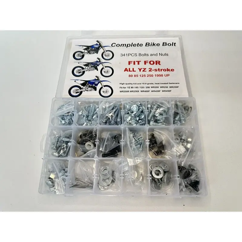 NEW 98  YAMAHA YZ 85 125 250 WR250F WR450F WR 400 426 341 P BOLT & NUT KIT