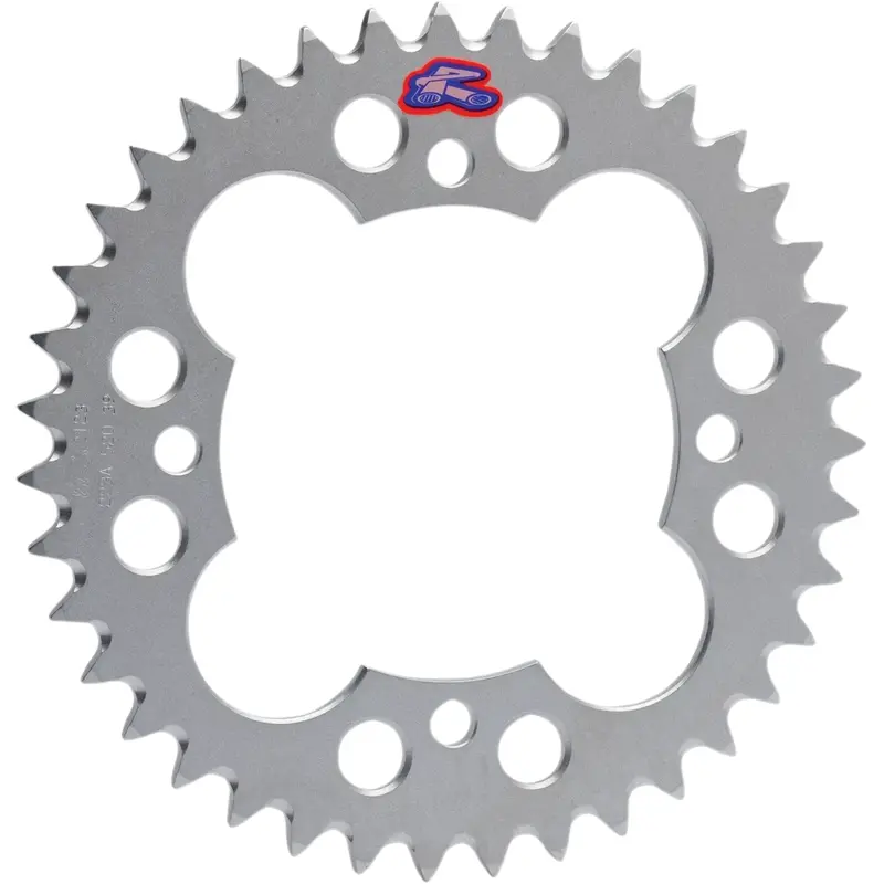 RENTHAL Rear Sprocket - Aluminum - 36 Tooth - Silver - Fits Yamaha
