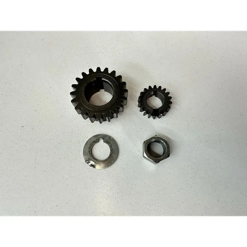 USED OEM 88-04 KAWASAKI MOJAVE 250 CRANKSHAFT PRIMARY SPUR & OIL PUMP GEAR W NUT