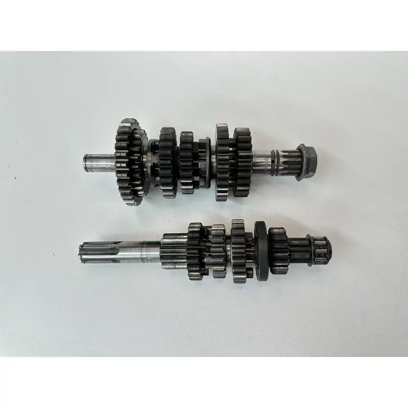 #3 OEM 89-97 KAWASAKI MOJAVE 250 ENGINE MOTOR TRANS TRANSMISSION SHAFT & GEARS