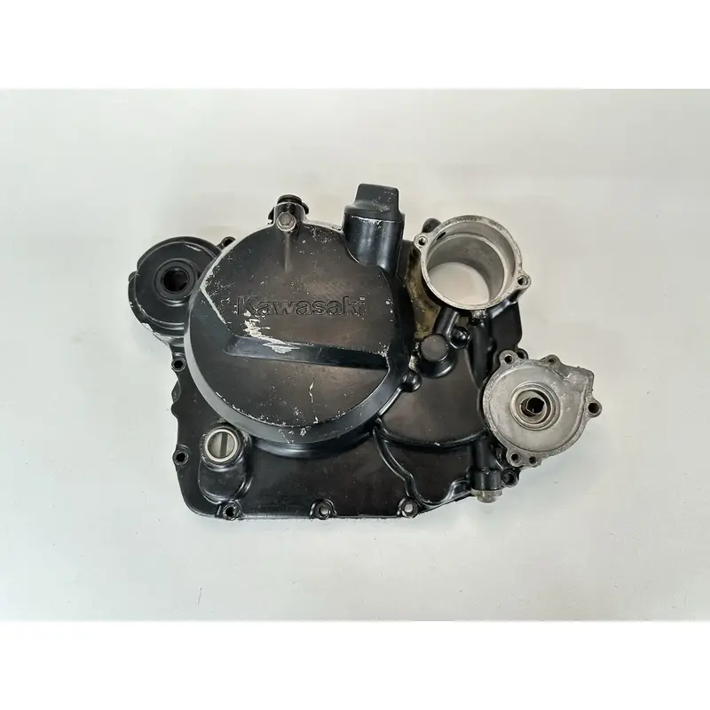 USED OEM 87-96 KAWASAKI MOJAVE 250 BLACK ENGINE MOTOR OUTER CLUTCH COVER