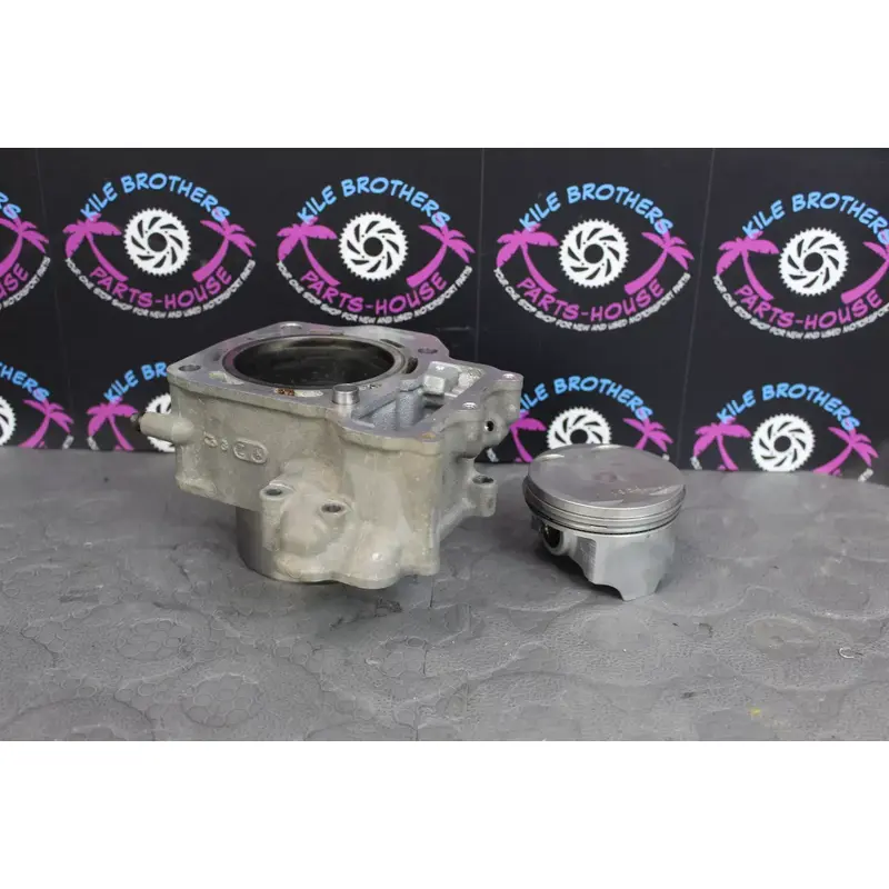 2005 kawasaki kfx700 OEM ENGINE CYLINDER PISTON BLOCK JUG BARREL W PISTON REAR