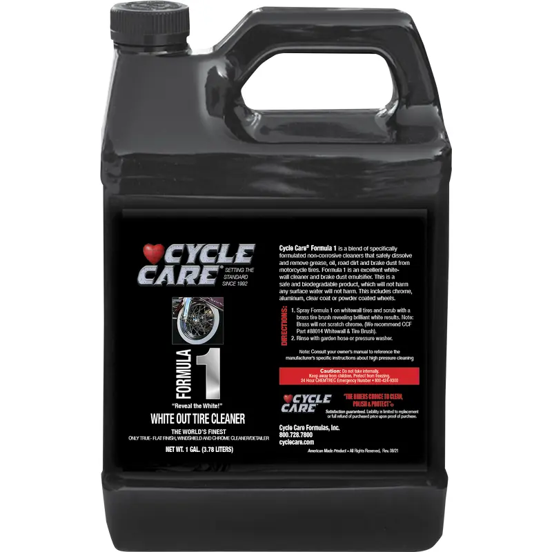 Cycle care formulas Formula 1 White Wall Tire and Wheel Cleaner