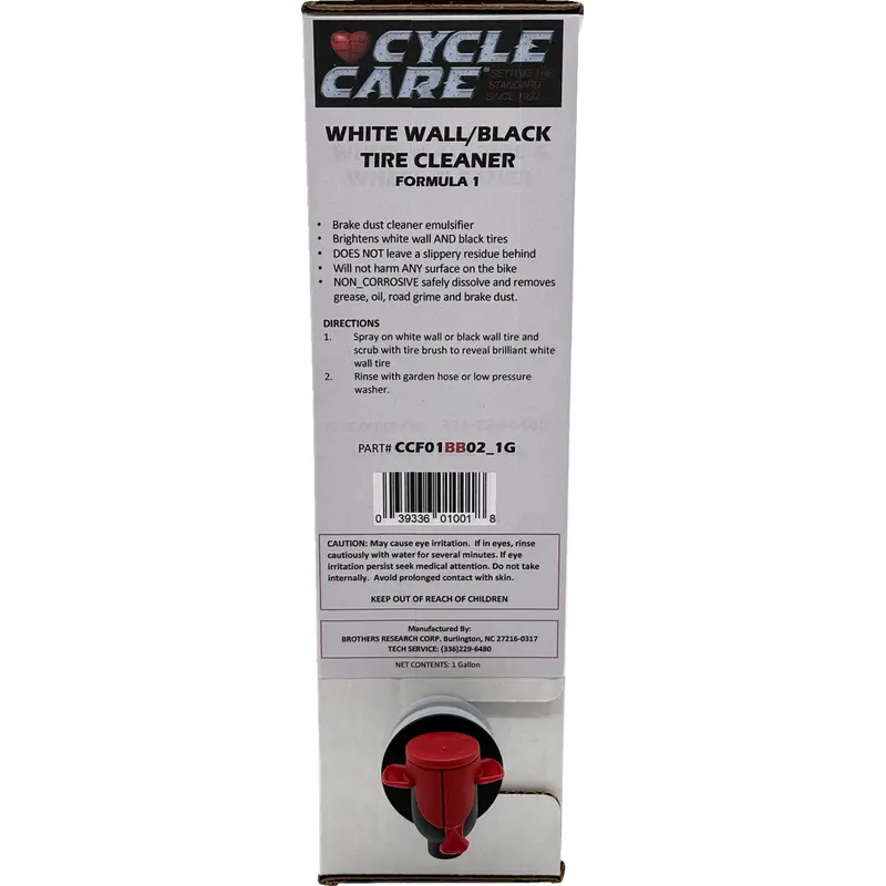 Cycle care formulas Formula 1 White Wall Tire and Wheel Cleaner