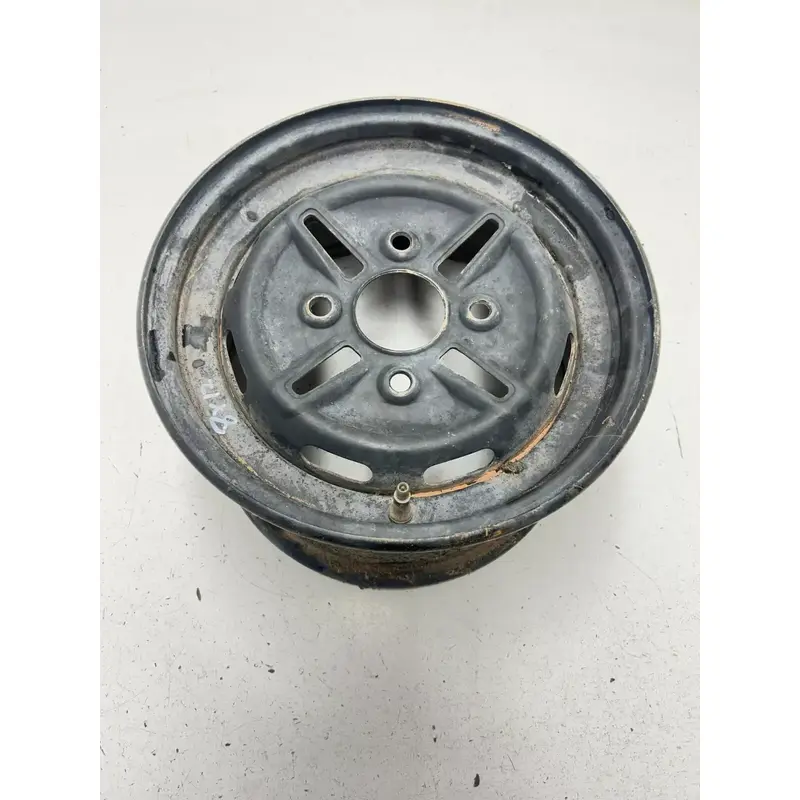 04 2004 Yamaha Bruin 350 YFM350 2x4 OEM STRAIGHT! GOOD! Front Wheel Rim 12 X 6