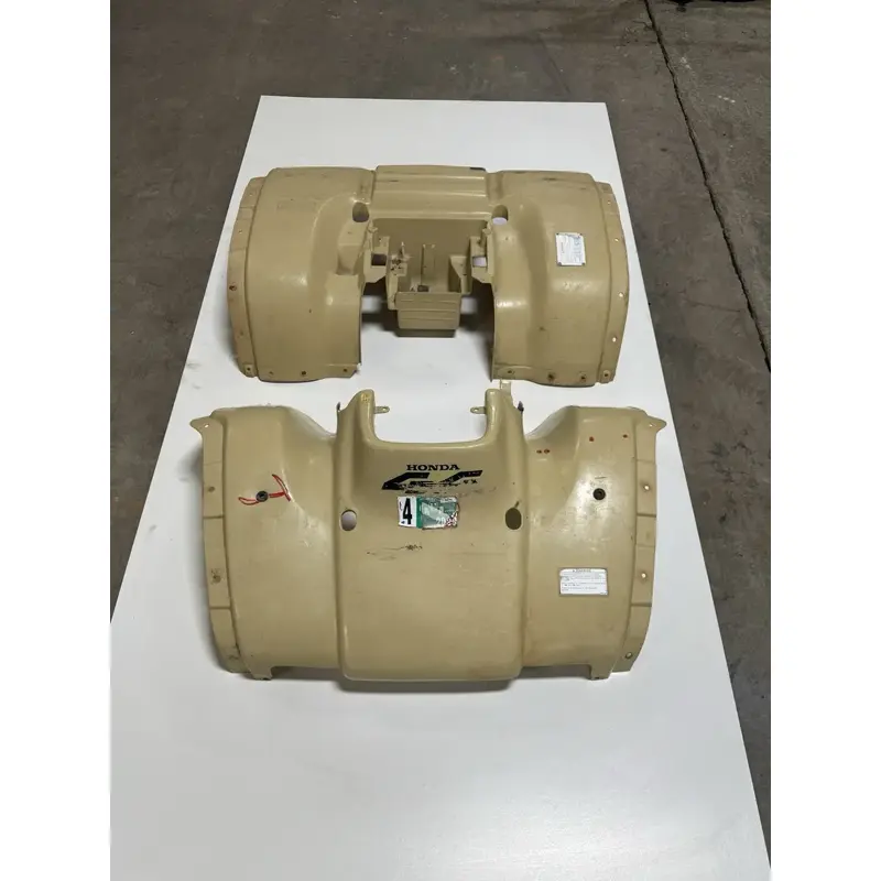 1998 98 Honda Foreman 400 4x4 Trx400fw OEM Fender Set Plastic Front Rear Tan