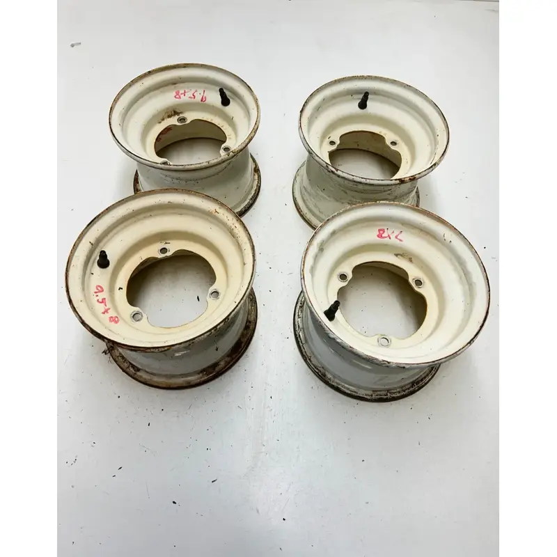 96 1996 Suzuki Quad Sport LT80 Lt 80 2x4 OEM STRAIGHT Front Rear Wheel Rim 8x5.5
