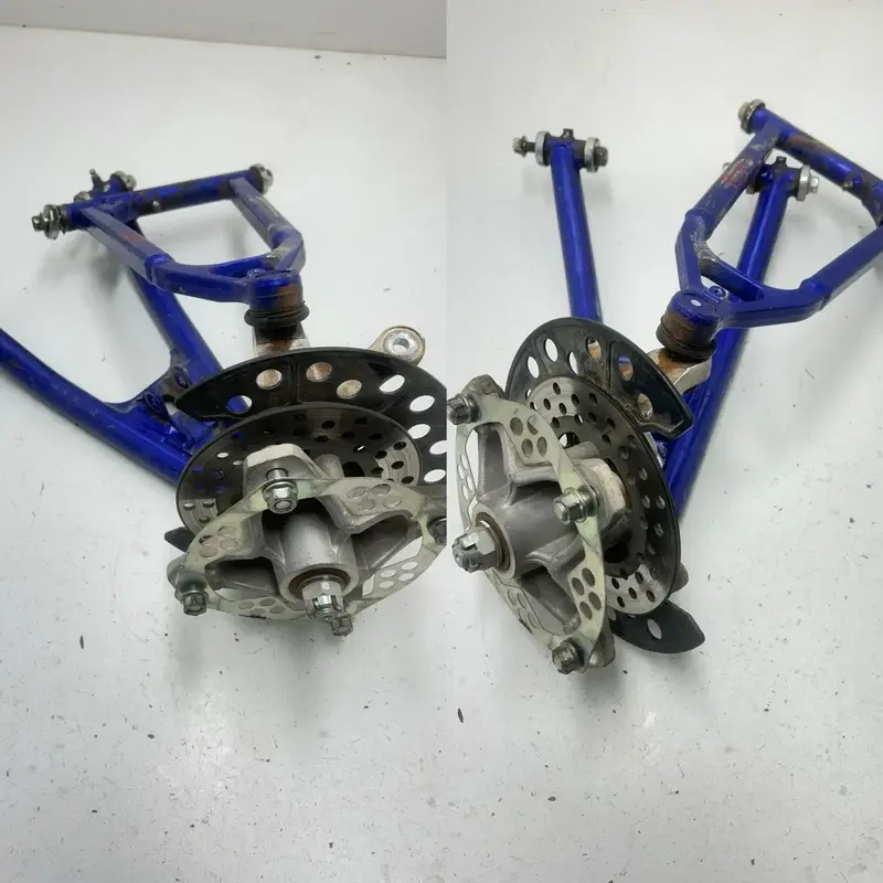 06 2006 Yamaha YFZ450 yfz 450 OEM GOOD! Left Right Control A Arm Spindle Hub LOT