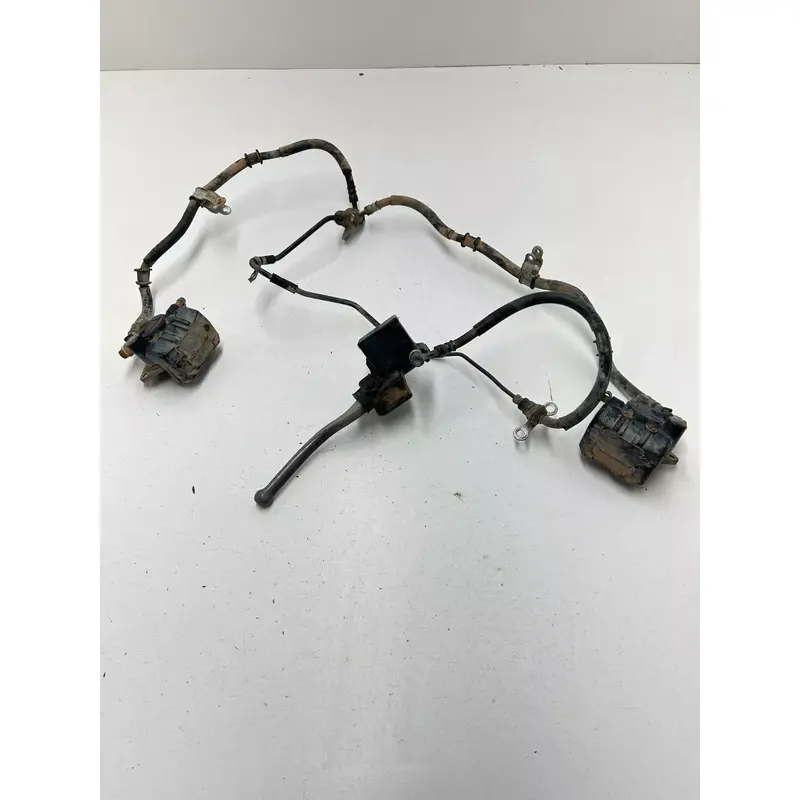 1991 91 Honda trx250x Fourtrax 250x OEM GOOD Front Brake Caliper Master Cyl Line
