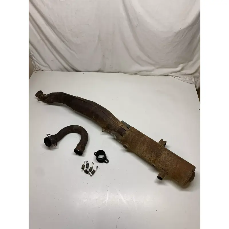 1994 94 Polaris Trail Boss 400 4x4 Exhaust Muffler Pipe Spring Silence Free Ship