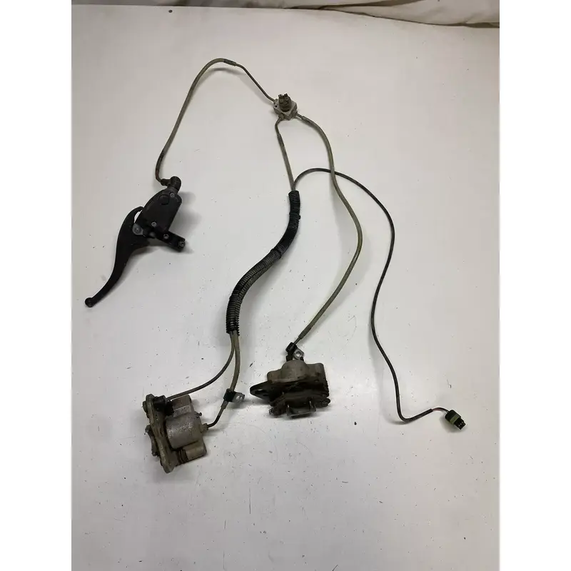 2004 04 Polaris ATP 500 4x4 atp Front Brake Lines Caliper Master Line Lot Untest