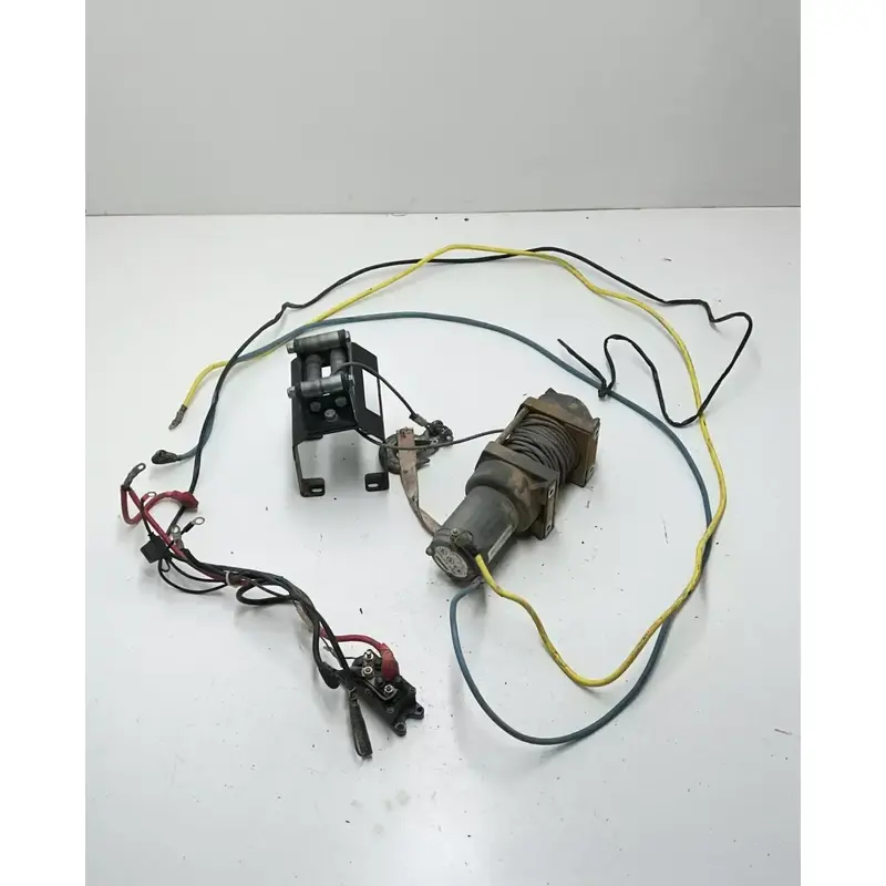04 2004 Polaris Sportsman 500 HO 4x4 OEM Winch Assembly Guide Hook Pull READ