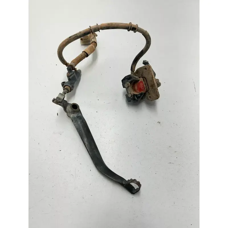 1991 91 Honda trx250x Fourtrax 250x OEM GOOD! Rear Brake Caliper Master Line