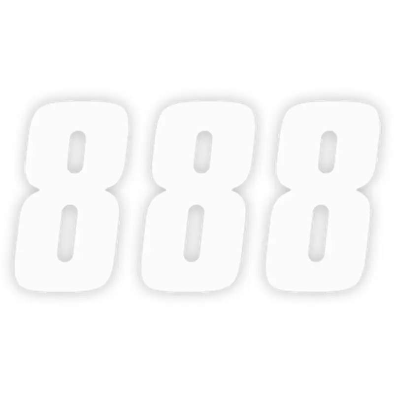 Factory effex FX Factory Number 8 - White - 6"