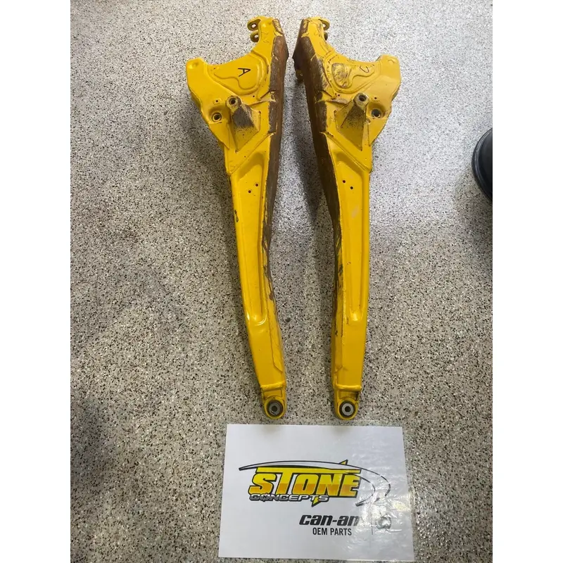 Can-Am 77" Maverick R Base 24 25 Trailing Arm Set Left Right Gusset Reinforced