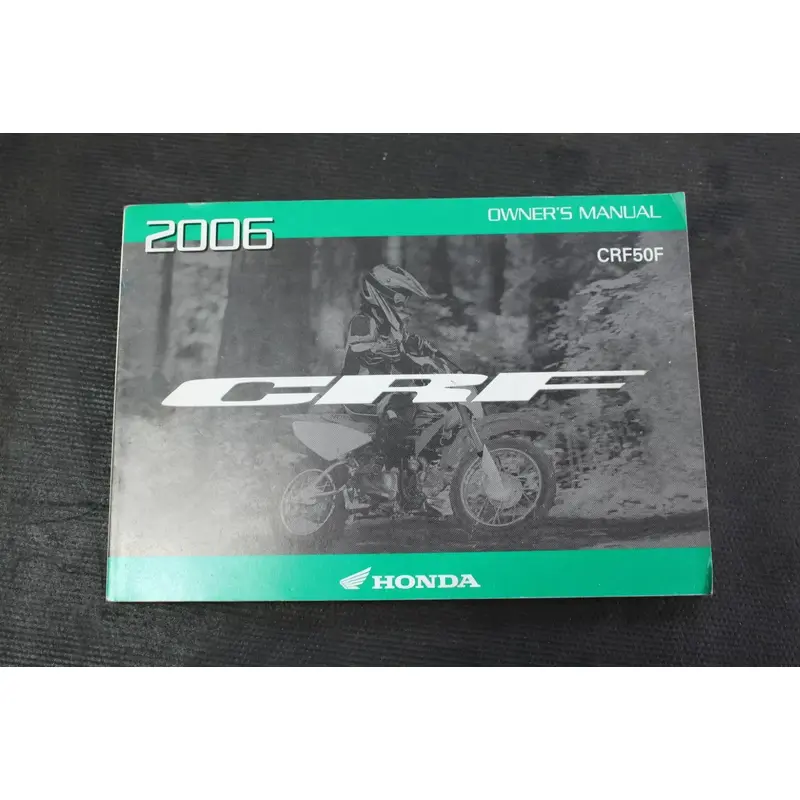 2006 Honda Crf50f Original Owners Manual Book  HR6091