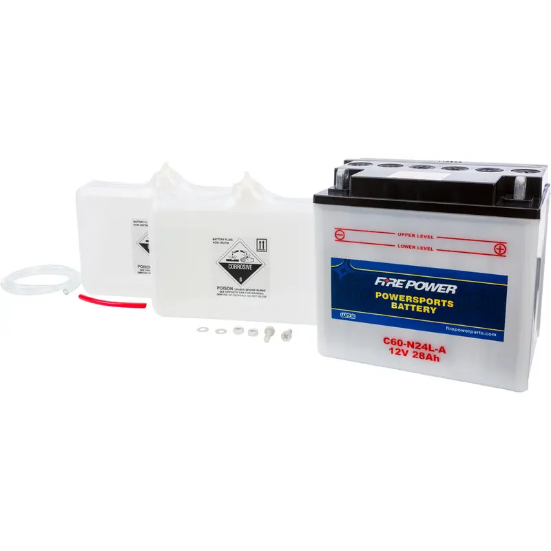 FIRE POWER BATTERY W/ACID C60-N24L-A 12V HEAVY DUTY