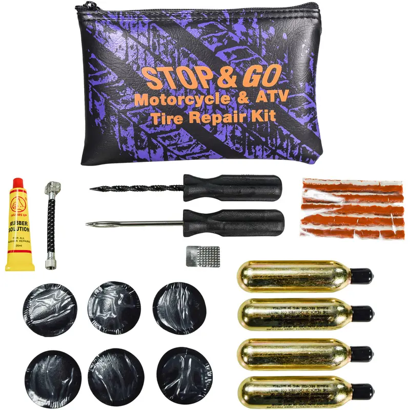 STOP & GO MOTORCYCLE/ATV TIRE REPAIR KIT