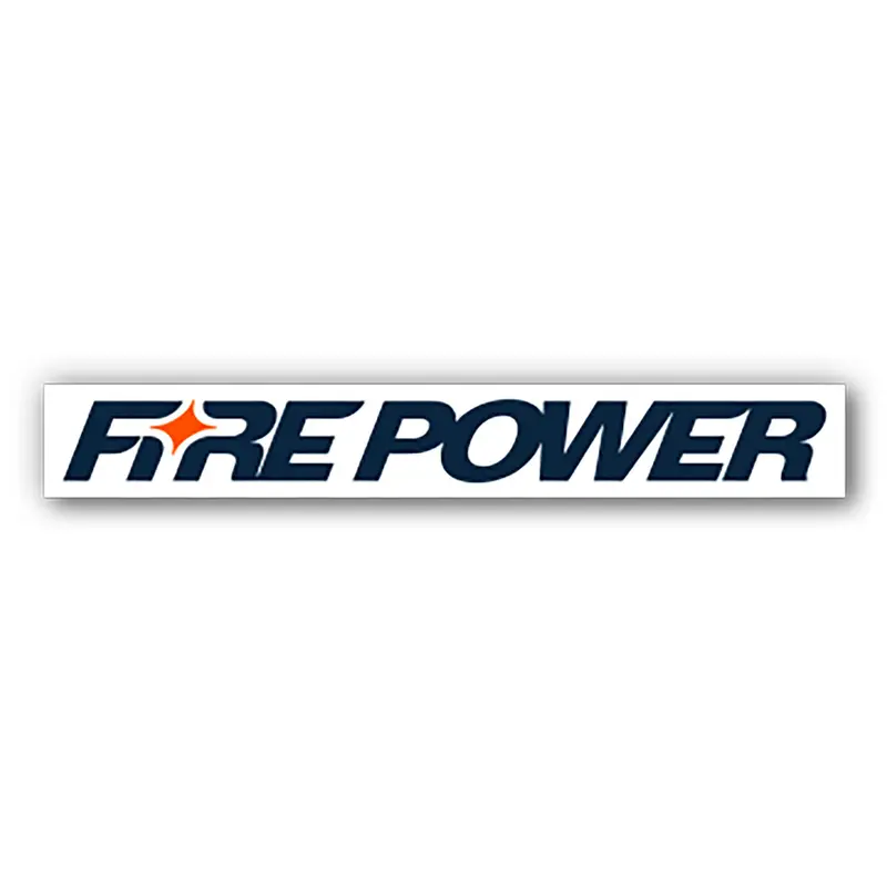 FIRE POWER FIRE POWER STICKER WHITE 100 PKS