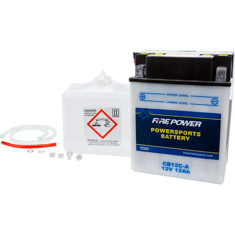 FIRE POWER BATTERY W/ACID CB12C-A 12V HEAVY DUTY