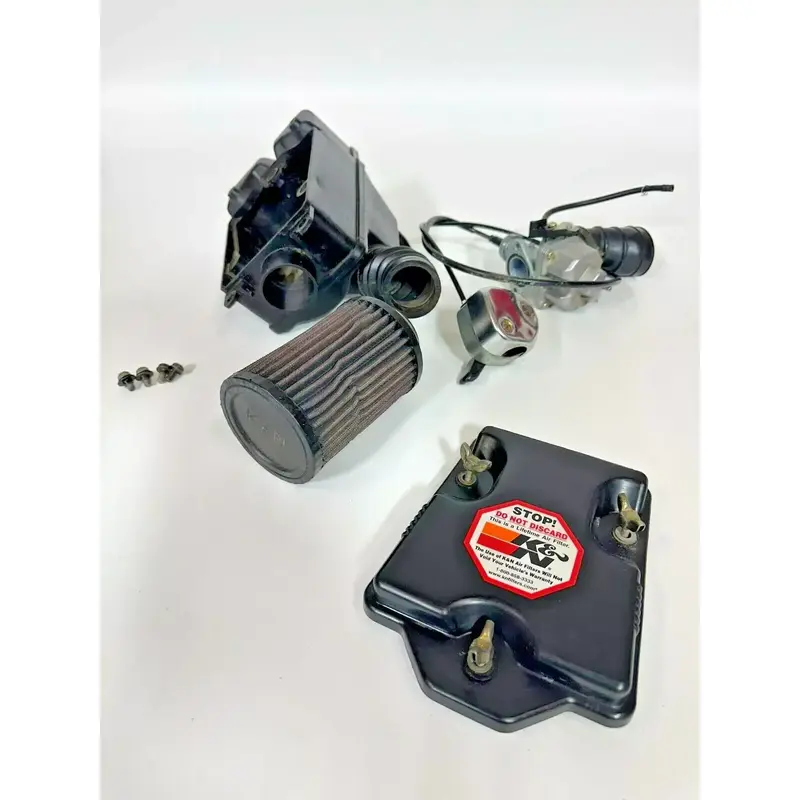 1983 Honda ATC 185S K&N Filter Airbox Carb Carburetor & Throttle W/Cable
