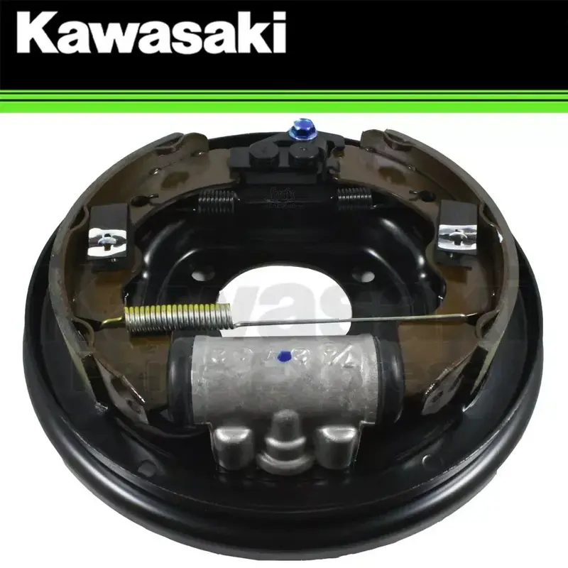 NEW 2001-2007 OEM KAWASAKI LEFT REAR BRAKE PANEL ASSEMBLY MULE 3000 3010 3020